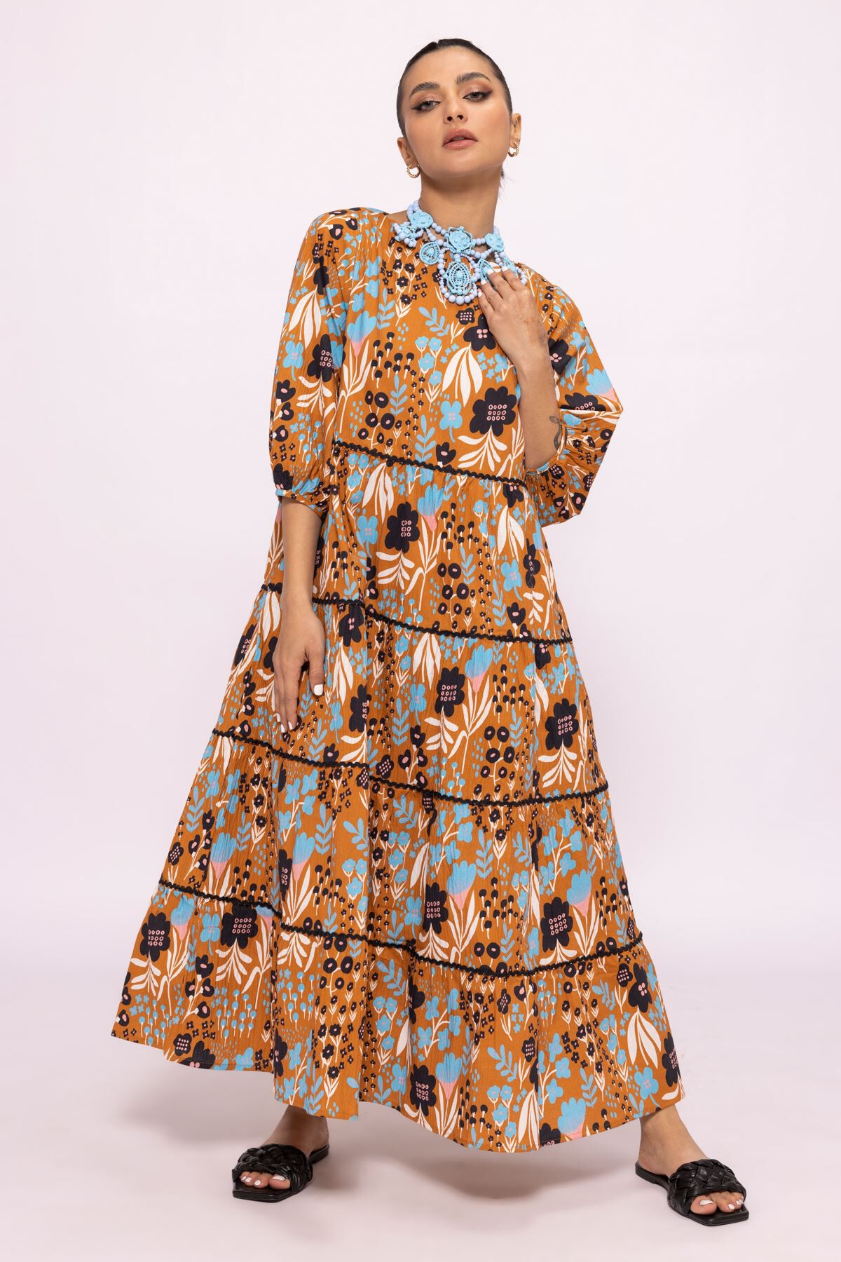 Khaadi 2025 long frocks