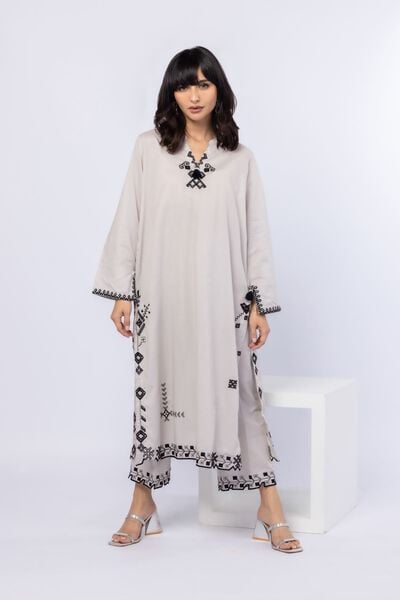 Embroidered | Cotton Dobby | Pants | USD 20.00