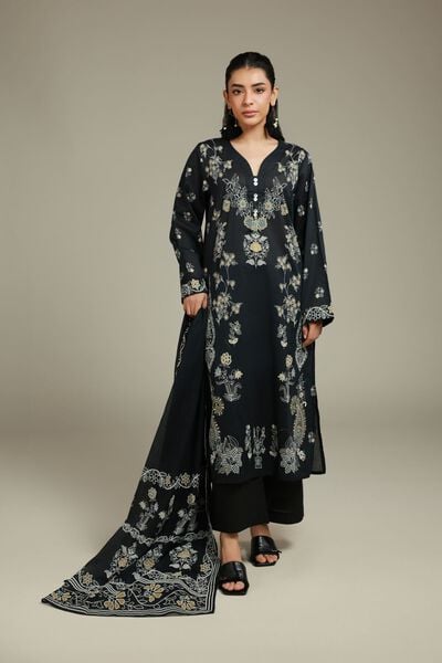 Printed | Cambric | Fabrics 3 Piece | USD 45.00