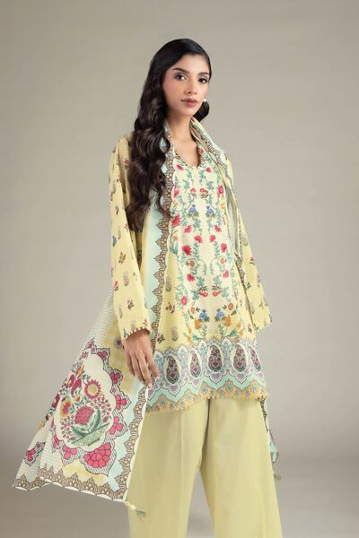 Printed | Cambric | Cambric 3-Piece Dress | USD 19.50