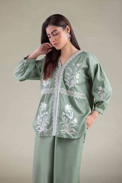 Embroidered | Textured Weave | Blouse | USD 20.00