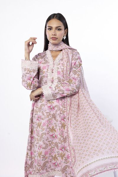 Embroidered | Lawn | Fabrics 3 Piece | USD 45.00