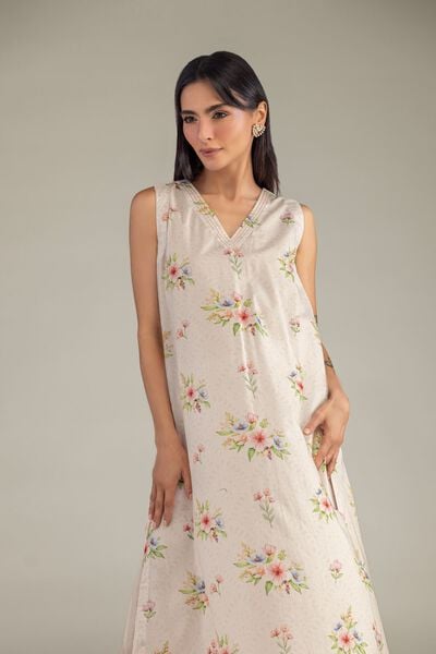 Printed | Cambric | Sleeveless Cambric Kurta | USD 17.50