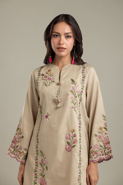 Embroidered | Textured Cotton | Kurta | USD 55.00