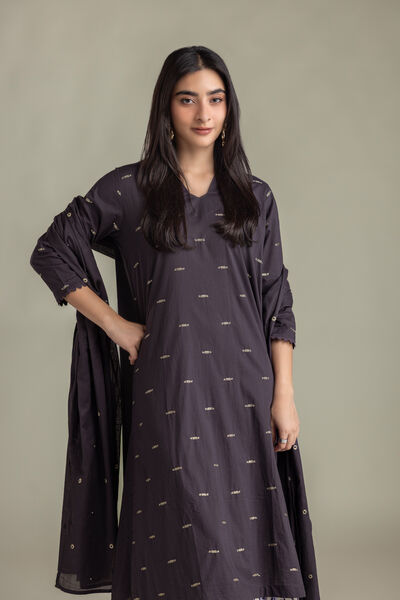 Embroidered | Cambric | Cambric Longline Kurta | USD 35.00