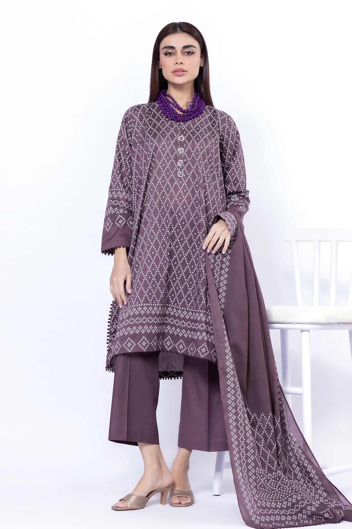Buy Fabrics 3 Piece | 20.00 USD | SS264-VG_MULTI | Khaadi Global