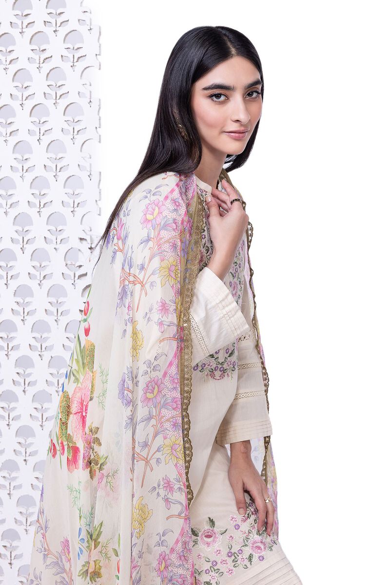 Printed | Bamber Chiffon | Dupatta | null