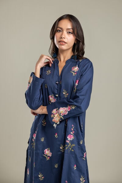 Embroidered | Textured Cotton | Kurta | USD 55.00