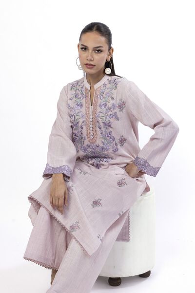 Embroidered | Crosshatch | Fabrics 2 Piece | Top and Bottom | USD 40.00