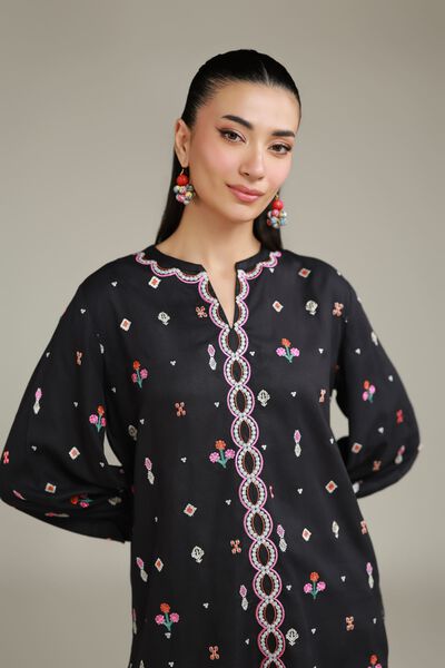 Embroidered | Viscose Crepe | Blouse | USD 20.00