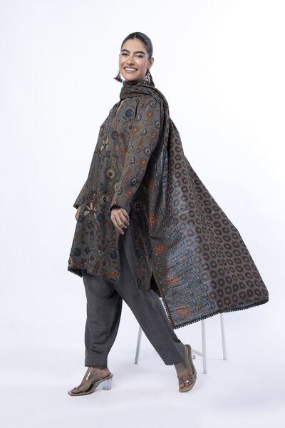 Printed | Light Khaddar | Tailored 3 Piece | USD 45.00