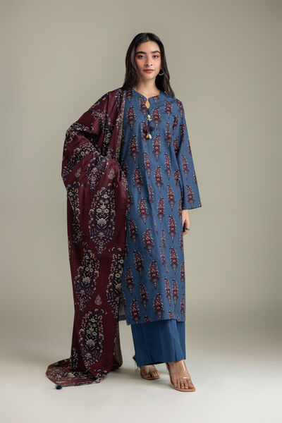 Printed | Light Khaddar | Fabrics 3 Piece | USD 45.00