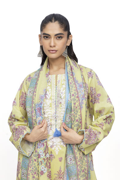 Embroidered | Lawn | Fabrics 3 Piece | USD 45.00