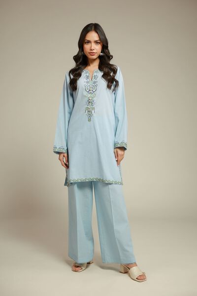 Embroidered | Cambric | Fabrics 2 Piece | Top and Bottom | USD 40.00