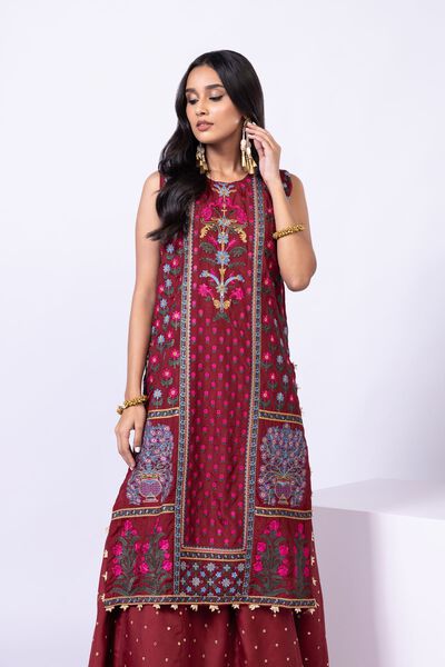 Embroidered | Viscose Oak Silk | Kurta | USD 30.00