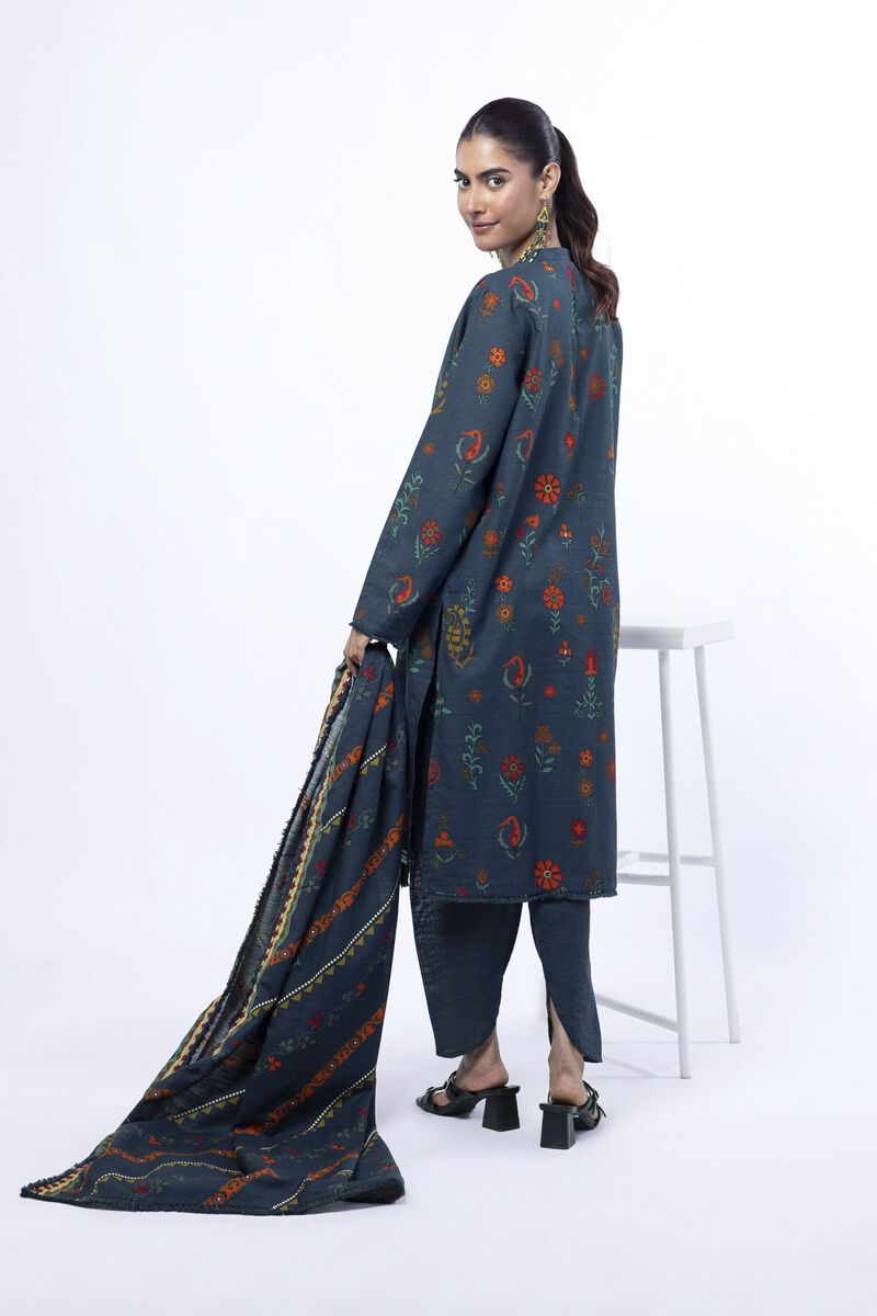 Printed | Light Khaddar | Tailored 3 Piece | null