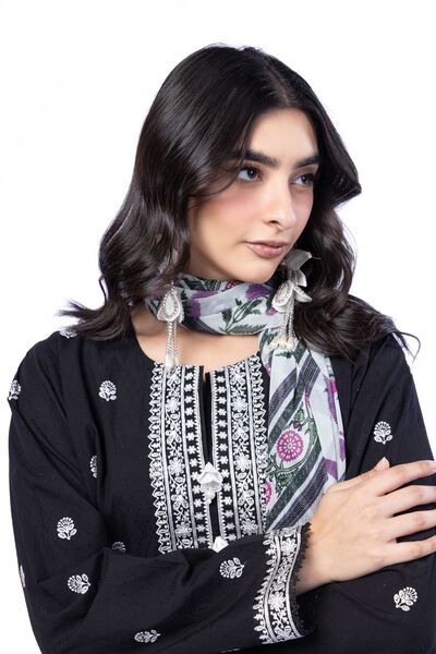 Embroidered | Cotton Dobby | Fabrics 3 Piece | USD 55.00