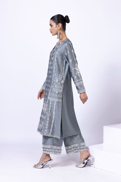 Embroidered | Raw Silk | Pants | USD 7.50