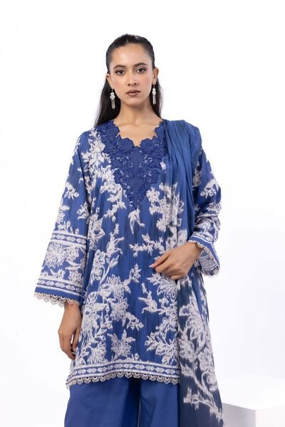 Embroidered | Cotton | Tailored 3 Piece | USD 50.00