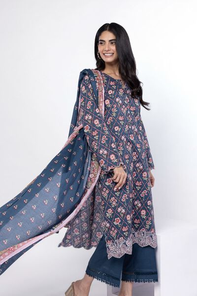 Embroidered | Lawn | Fabrics 3 Piece | USD 45.00