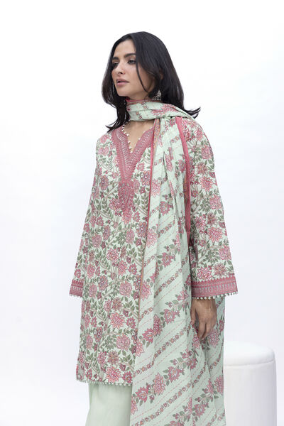 Embroidered | Lawn | Fabrics 3 Piece | USD 40.00