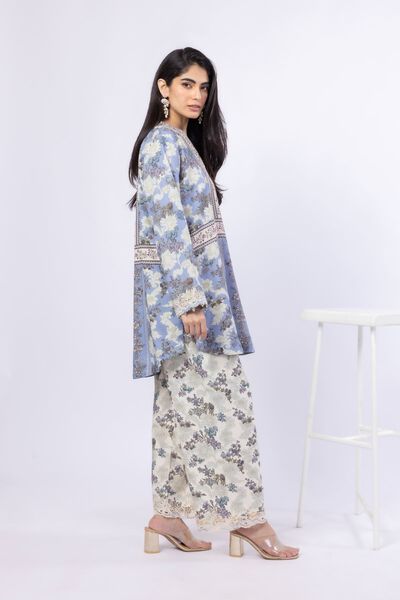 Embroidered | Russian Raw Silk | Pants | USD 14.00