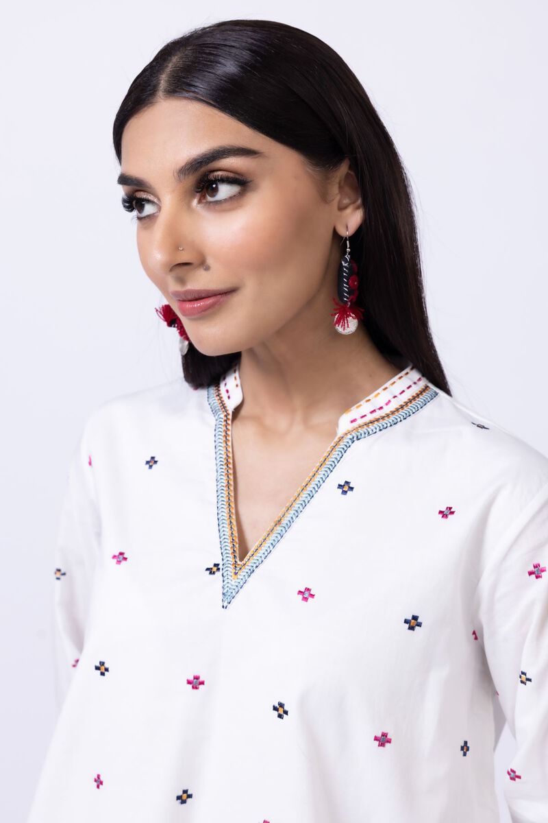 Embroidered | Cambric | Kurta | USD 35.00