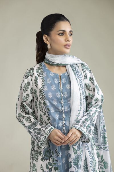 Embroidered | Lawn | Fabrics 3 Piece | USD 45.00