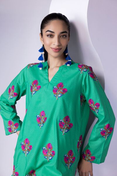 Embroidered | Dobby | Kurta | USD 40.00