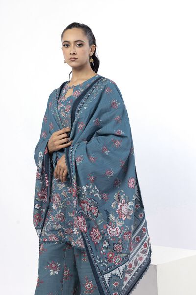 Embroidered | Light Khaddar | Fabrics 3 Piece | USD 35.00