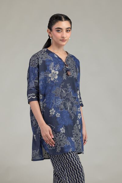 Printed | Cotton Dobby | Short Floral Kurta | USD 10.50