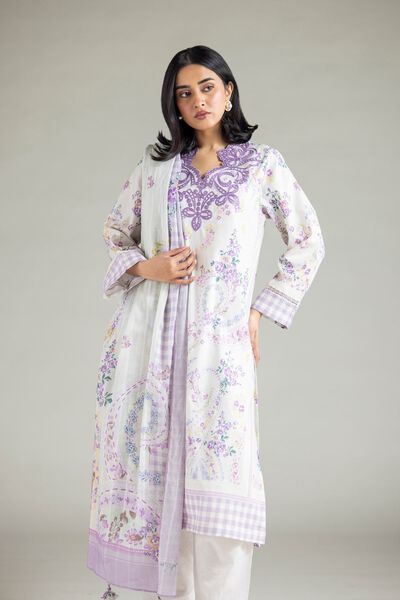 Embroidered | Textured Lawn | Tailored Lawn Set | USD 65.00