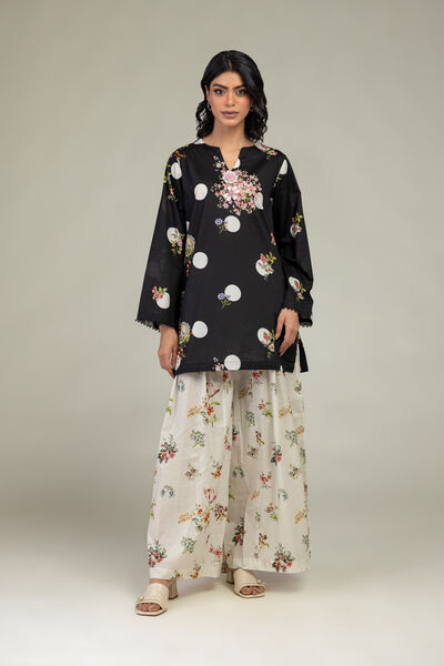 Embroidered | Cambric | Floral Cambric Pants | USD 25.00