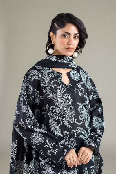 Embroidered | Lawn | Floral Kurta 3-piece | USD 70.00