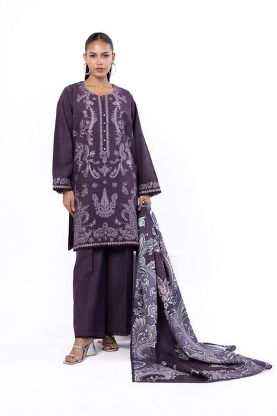 Embroidered | Khaddar | Fabrics 3 Piece | USD 50.00