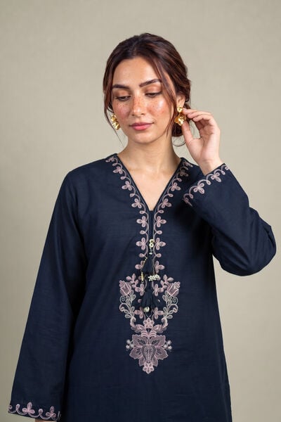 Embroidered | Light Khaddar | Fabrics 2 Piece | Top and Bottom | USD 35.00