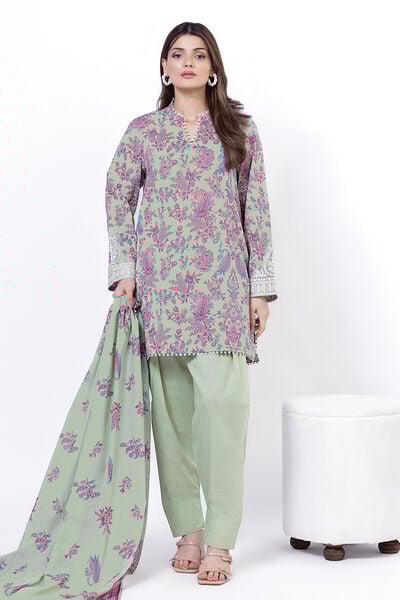 Embroidered | Lawn | Fabrics 3 Piece | USD 40.00
