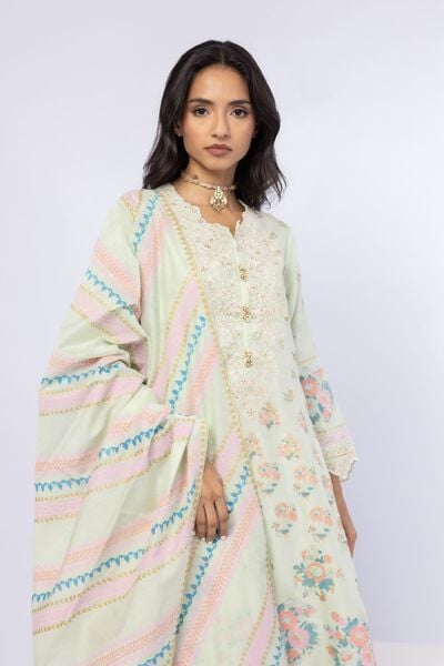 Printed | Cotton Net | Dupatta | USD 9.90
