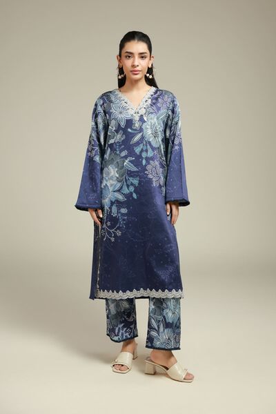 Printed | Satin | Fabrics 2 Piece | USD 40.00