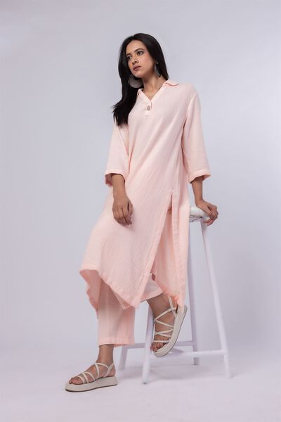 Dyed | Cheese Cloth | Kurta | USD 10.50