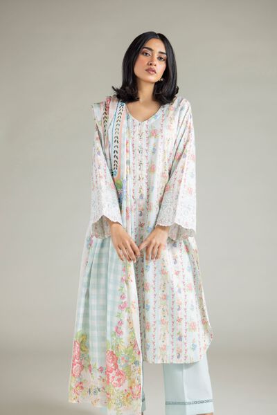Embroidered | Textured Lawn | Fabrics 3 Piece | USD 22.50