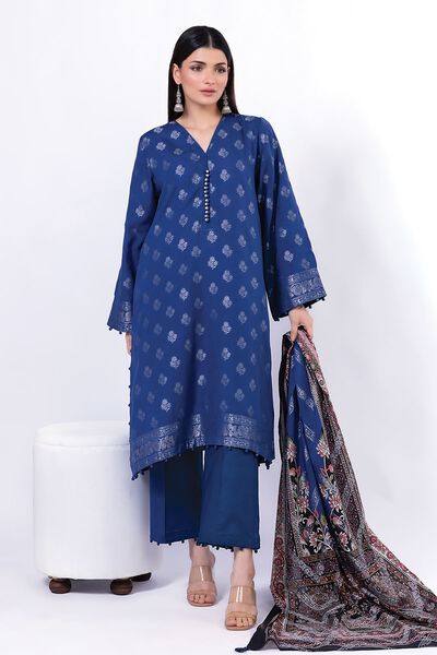 Printed | Jacquard | Fabrics 3 Piece | USD 22.50
