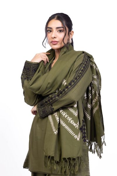 Dyed | Acrylic | Shawl | USD 25.00