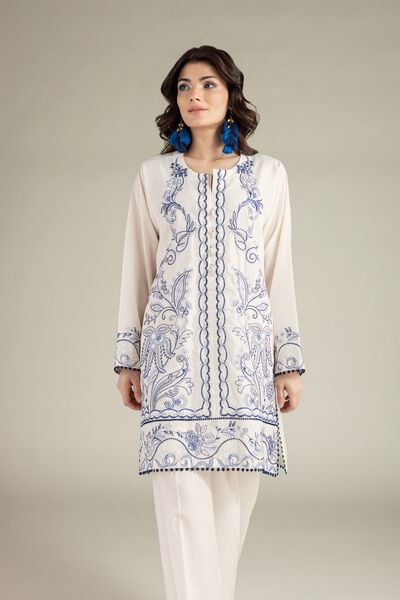 Embroidered | Cambric | Tailored 2 Piece | Top and Bottom | USD 65.00