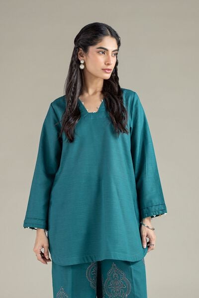 Dyed | Khaddar | Kurta | USD 25.00