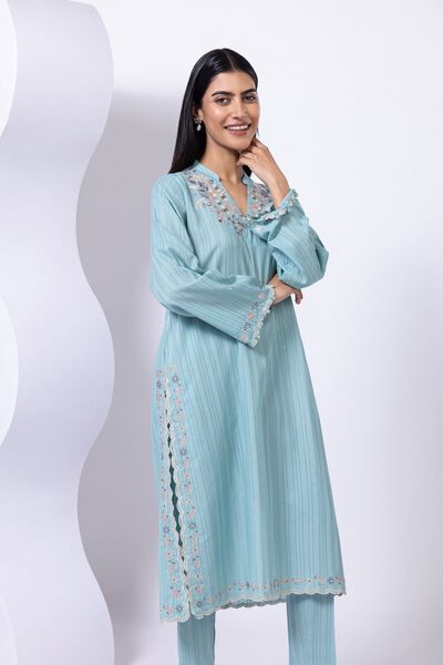 Embroidered | Leno | Kurta | USD 17.50