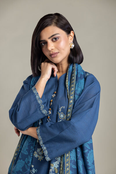 Printed | Light Khaddar | Fabrics 3 Piece | USD 45.00
