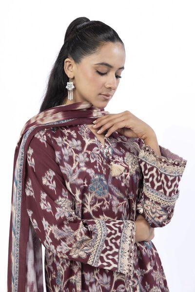 Embroidered | Cotton | Tailored 3 Piece | USD 50.00