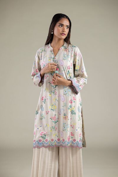 Embroidered | Textured Cotton | Kurta | USD 35.00