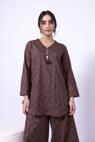 Dyed | Jacquard | Kurta | USD 30.00